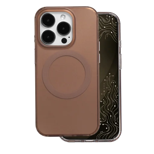 iPhone 14 Pro 6,1-palcové hnedé magnetické puzdro Tecto Shield Mistiq - 2