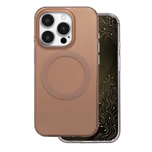iPhone 15 Pro 6,1 palca hnedé puzdro Tecto Shield Mistiq Mag - 2