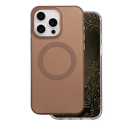 iPhone 15 Pro Max 6,7-palcové hnedé magnetické puzdro Tecto Shield Mistiq - 2