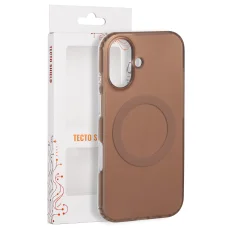 iPhone 16 6,1" hnedé puzdro Tecto Shield Mistiq Mag
