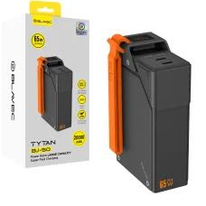 Blavec Powerbank 20000 mAh BJ-50 Tytan 65 W – 2x USB-C (PBBJ50A) čierna