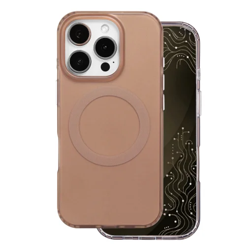 iPhone 16 Pro 6,3-palcové hnedé puzdro Tecto Shield Mistiq Mag - 2