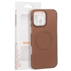 iPhone 16 Pro Max 6,9" hnedé magnetické puzdro Tecto Shield Mistiq