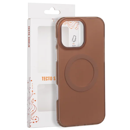 iPhone 16 Pro Max 6,9" hnedé magnetické puzdro Tecto Shield Mistiq - 1