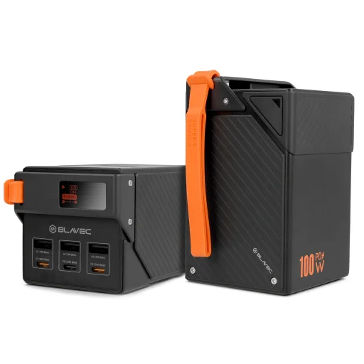 Blavec BJ-50 Tytan 50000 mAh 100 W powerbanka čierna - 3