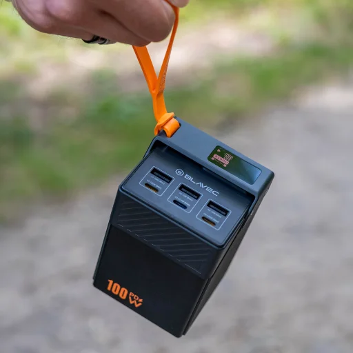 Blavec BJ-50 Tytan 50000 mAh 100 W powerbanka čierna - 5