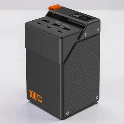 Blavec BJ-50 Tytan 50000 mAh 100 W powerbanka čierna - 7