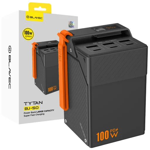 Blavec BJ-50 Tytan 50000 mAh 100 W powerbanka čierna - 1