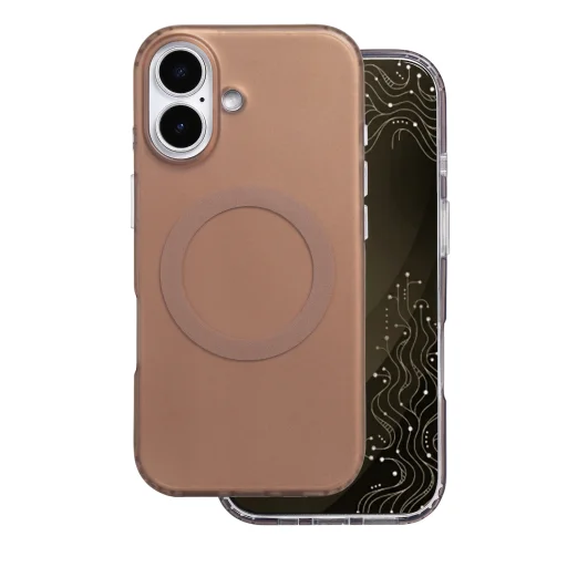 iPhone 17 6,3" hnedé magnetické puzdro Tecto Shield Mistiq - 2