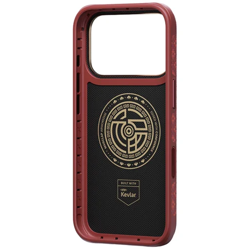  iPhone 18 Pro Max / 17 Pro Max Sawy piros Benks ArmorGrid Edge X9 Air Navigator Kevlar tok - 5