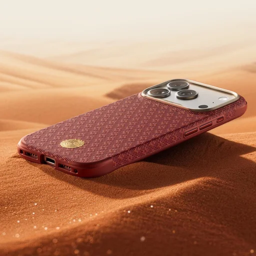Apple iPhone 18 Pro/17 Pro Sawy červené Benks ArmorGrid Edge X9 Air Navigator kevlarové puzdro - 7