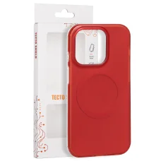 iPhone 14 Pro červený magnetický obal Tecto Shield Mistiq pre 6,1-palcové zariadenie