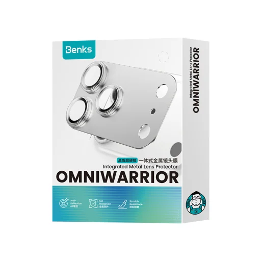 Apple iPhone 18 Pro čierny Benks OmniWarrior Metal AR integrovaný chránič fotoaparátu - 10