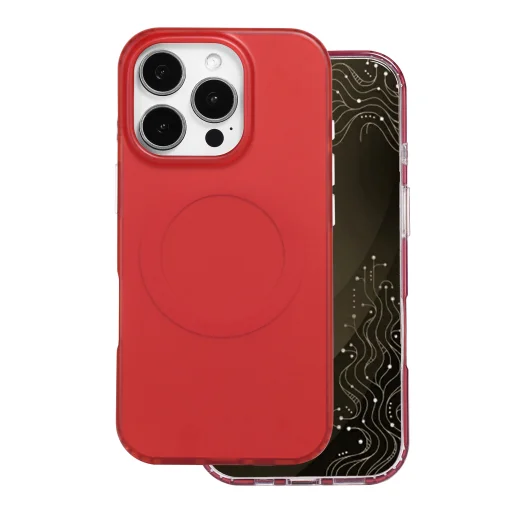iPhone 16 Pro 6,3 palca červené magnetické puzdro Tecto Shield Mistiq - 2