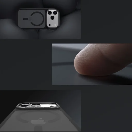 iPhone 18 Pro/17 Pro čierne puzdro Benks Magnetic Mist s kovovým rámom a tlačidlom na ovládanie fotoaparátu - 13