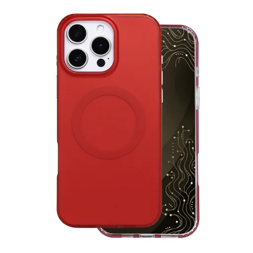 iPhone 16 Pro Max 6,9-palcový červený kryt Tecto Shield Mistiq Mag - 2