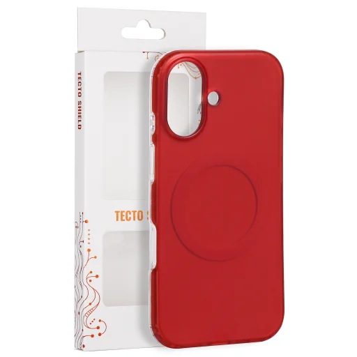 iPhone 17 6,3 palcov červené puzdro Tecto Shield Mistiq Mag - 1