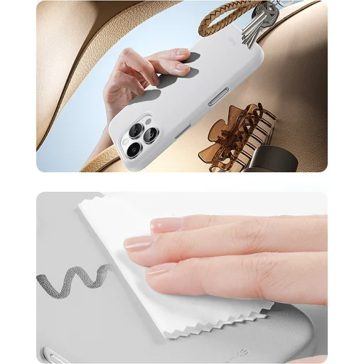 Benks Magnetic Vita Pro mágneses szilikontok iPhone 18 Pro Max / 17 Pro Max készülékhez, fekete, kameravezérlő gombbal - 5