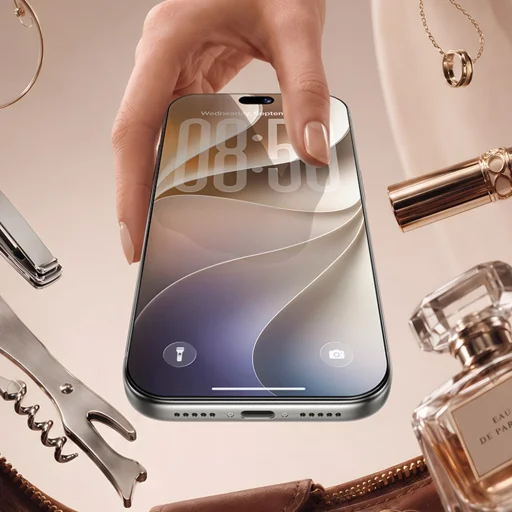 iPhone 18 Pro/17 Pro čierne Benks Ultra Shield HD tvrdené ochranné sklo - 6
