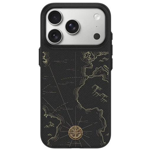  iPhone 18 Pro Max / iPhone 17 Pro Max fekete Benks ArmorEdge X1 Air Navigator fémkeretes tok - 3