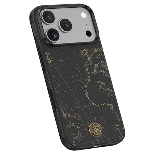  iPhone 18 Pro Max / iPhone 17 Pro Max fekete Benks ArmorEdge X1 Air Navigator fémkeretes tok - 4