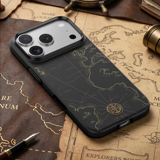  iPhone 18 Pro Max / iPhone 17 Pro Max fekete Benks ArmorEdge X1 Air Navigator fémkeretes tok - 8