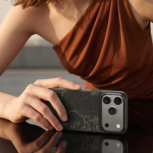  iPhone 18 Pro Max / iPhone 17 Pro Max fekete Benks ArmorEdge X1 Air Navigator fémkeretes tok - 10