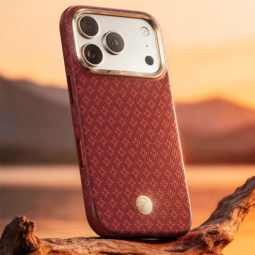  iPhone 18 Pro Max / 17 Pro Max Sawy piros Benks ArmorGrid Edge X9 Air Navigator Kevlar tok - 8