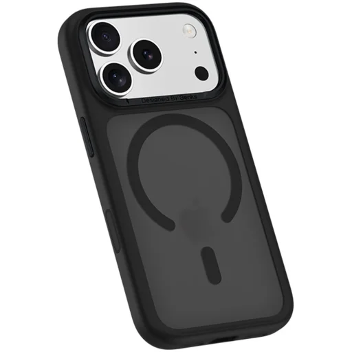  iPhone 18 Pro Max/17 Pro Max fekete Benks Magnetic Mist fémkeretes tok kameravezérlő gombbal - 3