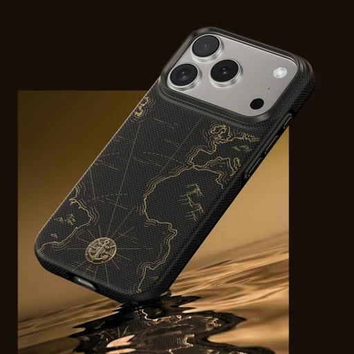 iPhone 18 Pro/17 Pro hlboká matná čierna Benks ArmorEdge X1 Air Navigator kevlárové puzdro - 11