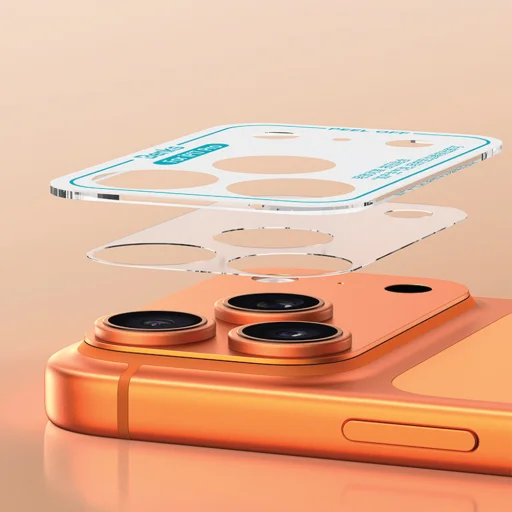 Apple iPhone 18 Pro Max Priehľadná Benks integrovaná matná ochranná fólia na kamerový modul (C.M.SX.AP.MZ.0071) - 8
