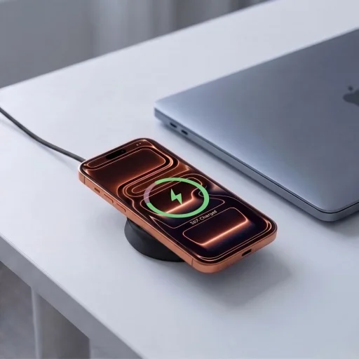 Tech-Protect A55 2 v 1 magnetická MagSafe bezdrôtová nabíjačka 25 W, čierna - 8