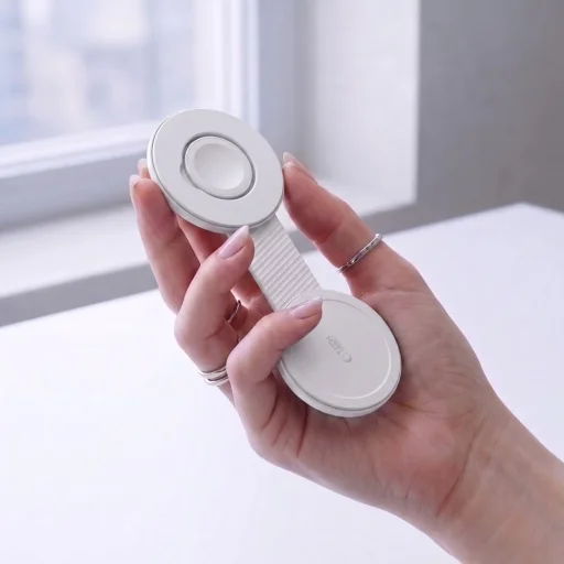Tech-Protect A55 2 v 1 MagSafe Qi2.2 bezdrôtová nabíjačka 25 W, biela - 11