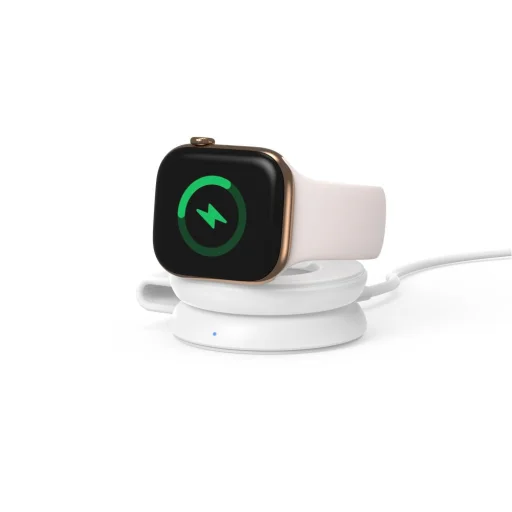 Tech-Protect A55 2 v 1 MagSafe Qi2.2 bezdrôtová nabíjačka 25 W, biela - 5