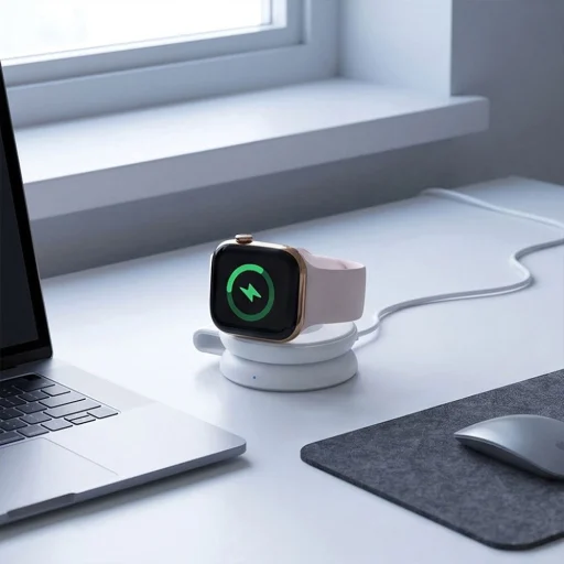 Tech-Protect A55 2 v 1 MagSafe Qi2.2 bezdrôtová nabíjačka 25 W, biela - 10