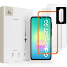 Samsung Galaxy A27 5G priehľadné Tech-Protect Easy Set+ tvrdené sklo, 3 kusy