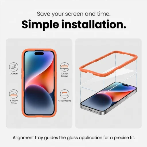 Samsung Galaxy A27 5G priehľadné Tech-Protect Easy Set+ tvrdené sklo, 3 kusy - 9