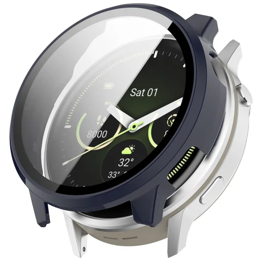 Garmin Venu 4 45 mm oxfordská modrá puzdro Techsuit Defense360 Pro s ochranou displeja - 1