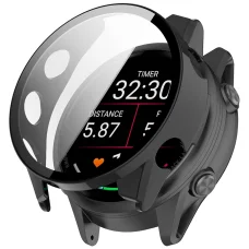  Garmin Forerunner 70 / Forerunner 170 fekete Techsuit Defense360 Pro tok kijelzővédővel
