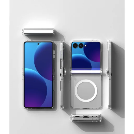 Samsung Galaxy Z Flip 8 priehľadné puzdro Ringke Fusion Flap Magnetic MagSafe - 5
