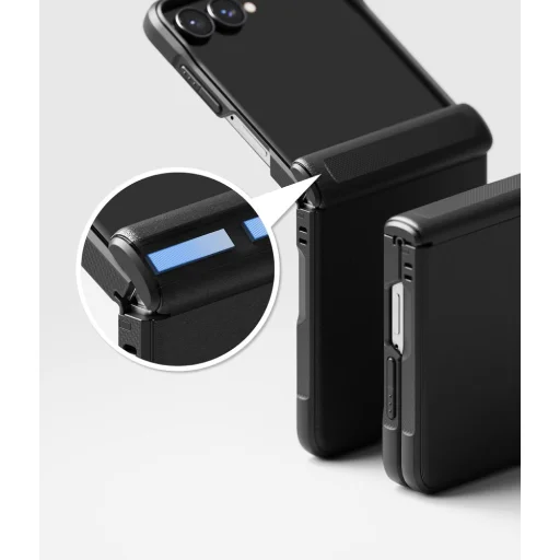 Galaxy Z Flip 8 čierne puzdro Ringke Onyx Flap - 7