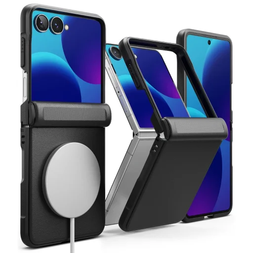 Samsung Galaxy Z Flip 8 čierne puzdro Ringke Onyx Flap MagSafe - 2