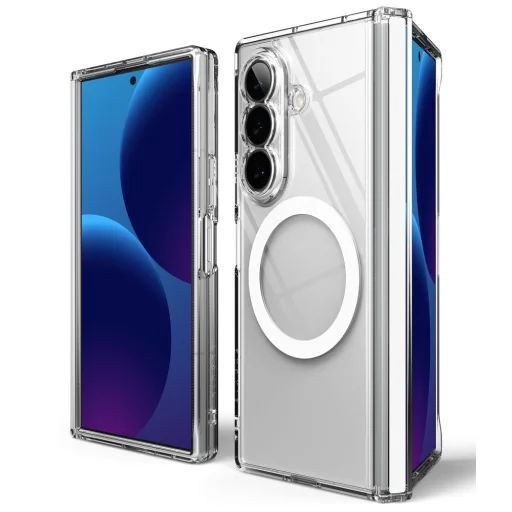 Priehľadné puzdro Ringke Fusion Flap Magnetic MagSafe pre Samsung Galaxy Z Fold 8 Ultra - 4