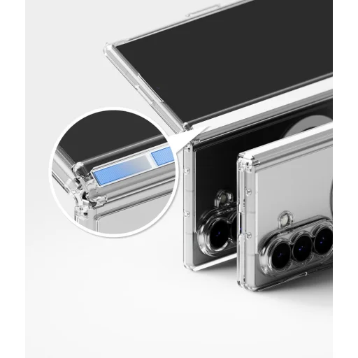 Priehľadné puzdro Ringke Fusion Flap Magnetic MagSafe pre Samsung Galaxy Z Fold 8 Ultra - 6