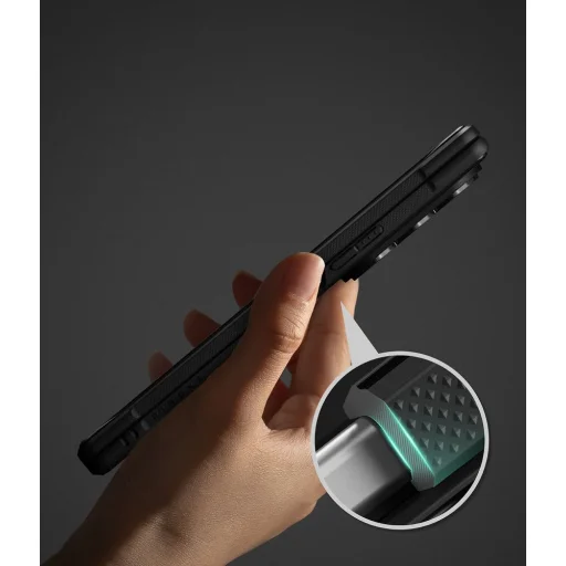Čierne magnetické MagSafe puzdro Ringke Onyx Flap pre Samsung Galaxy Z Fold 8 Ultra - 7