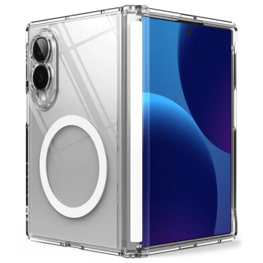 Priehľadné puzdro Ringke Fusion Flap Magnetic MagSafe pre Galaxy Z Fold 8 - 3