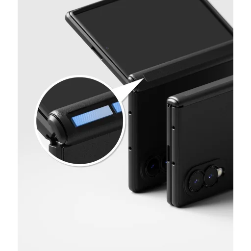 Samsung Galaxy Z Fold 8 čierne Ringke Onyx Flap MagSafe magnetické puzdro - 6