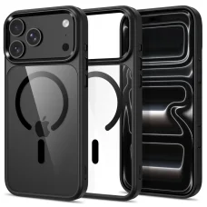 iPhone 17 Pro / 18 Pro čierne/priehľadné puzdro Tech-Protect Magmat MagSafe CC