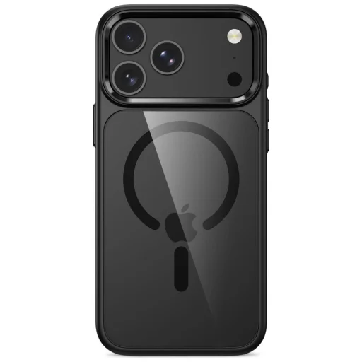 iPhone 17 Pro / 18 Pro čierne/priehľadné puzdro Tech-Protect Magmat MagSafe CC - 3