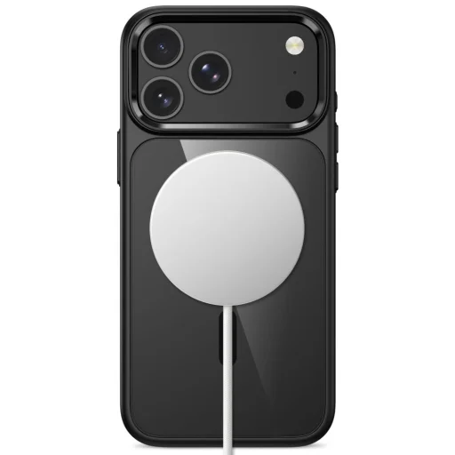 iPhone 17 Pro / 18 Pro čierne/priehľadné puzdro Tech-Protect Magmat MagSafe CC - 4